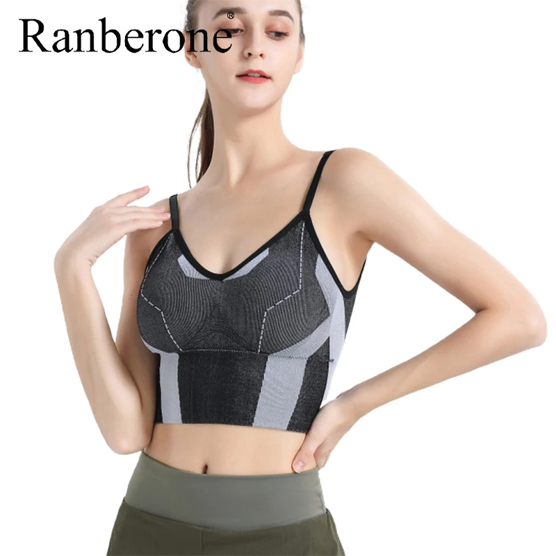 Ranberone Seamless Sports Underwear Women's Yoga Vest Shockproof Sporty Top Female Training Workout Bra Fitness Clothing
Ranberone Seamless Sports Underwear Women's Yoga Vest Shockproof Sporty Top Female Training Workout Bra Fitness Clothing