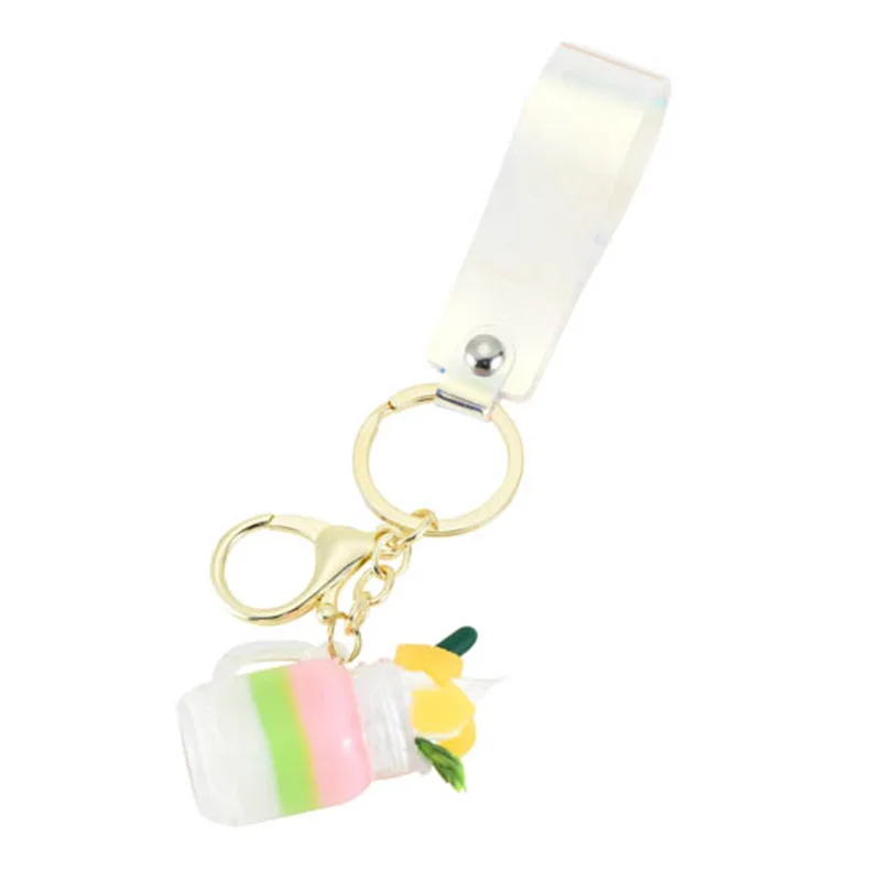 Creative Simulation Dessert Keychain Drinks Laser Wrist Strap Lovely Bag Charm Keyring Jewelry Accessories Car Key Pendant Gift
Creative Simulation Dessert Keychain Drinks Laser Wrist Strap Lovely Bag Charm Keyring Jewelry Accessories Car Key Pendant Gift