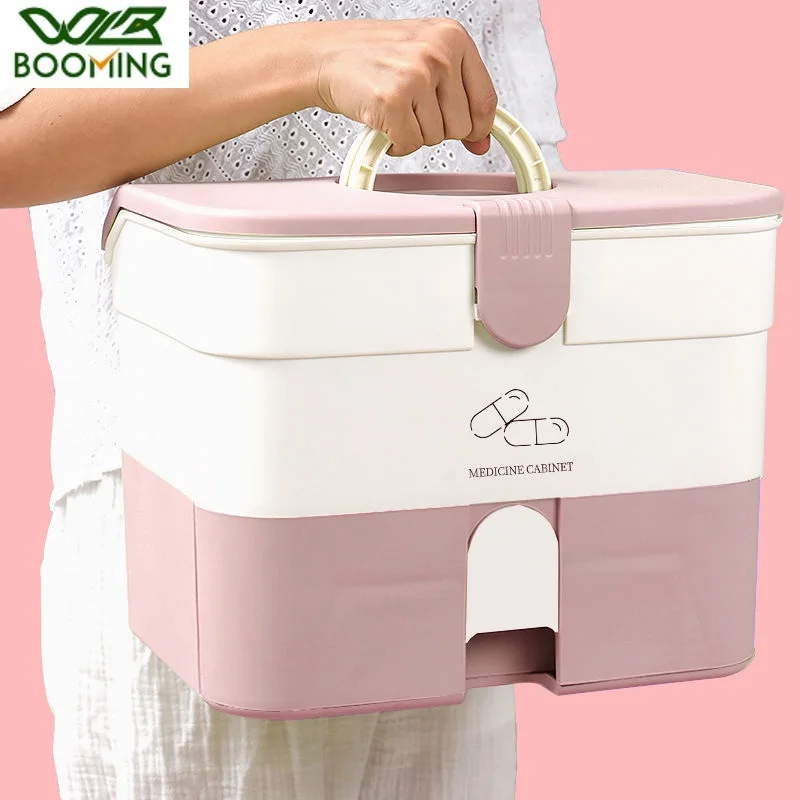 WBBOOMING Medicine Organizer Plastic First Aid Storage Box Big Space Home Care Medicine Cabinet Portable Container Fashion Color
WBBOOMING Medicine Organizer Plastic First Aid Storage Box Big Space Home Care Medicine Cabinet Portable Container Fashion Color