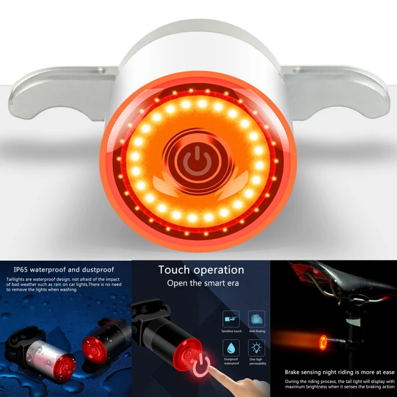 Bicycle Rear Light Auto Start/Stop Brake Detection Bicycle Smart Brake Light USB Rechargeable LED Bicycle Taillight New 2020
Bicycle Rear Light Auto Start/Stop Brake Detection Bicycle Smart Brake Light USB Rechargeable LED Bicycle Taillight New 2020