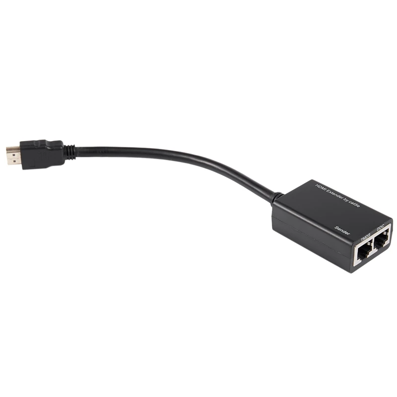 HDMI по RJ45 CAT5e CAT6 UTP LAN Ethernet удлинитель Ретранслятор 1080P 3D до 100 футов | Электроника