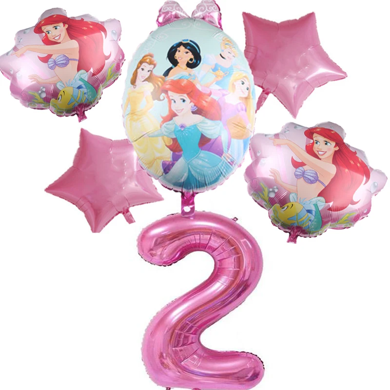 6pcs Disney Princess Cake Foil Balloons Kids Birthday Party Decorations 32inch Rainbow Number Helium Balls Kid Balloons Supplies
6pcs Disney Princess Cake Foil Balloons Kids Birthday Party Decorations 32inch Rainbow Number Helium Balls Kid Balloons Supplies