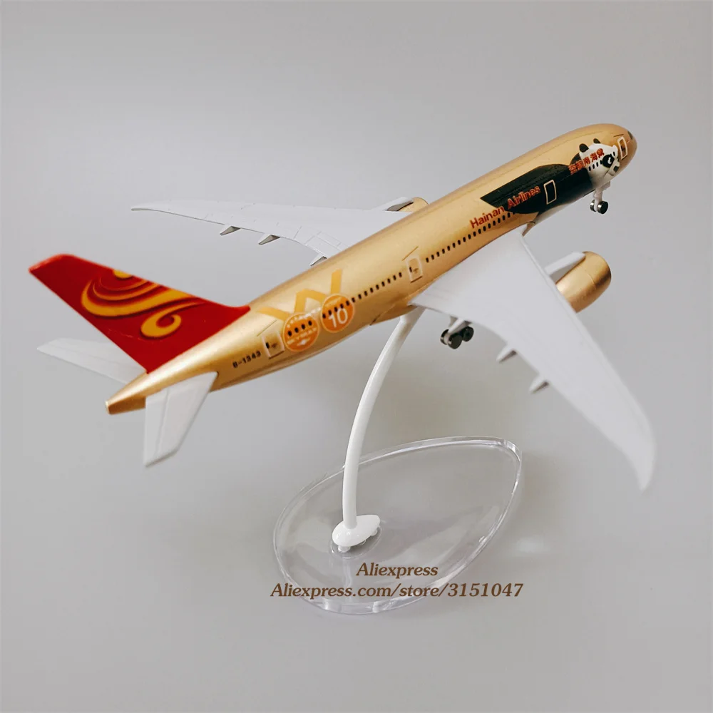 Golden Alloy Metal 16cm China Hainan Airlines Boeing B787 KONGFU Panda Scale Diecast Airplane Model Plane Model Aircraft wheels
Golden Alloy Metal 16cm China Hainan Airlines Boeing B787 KONGFU Panda Scale Diecast Airplane Model Plane Model Aircraft wheels