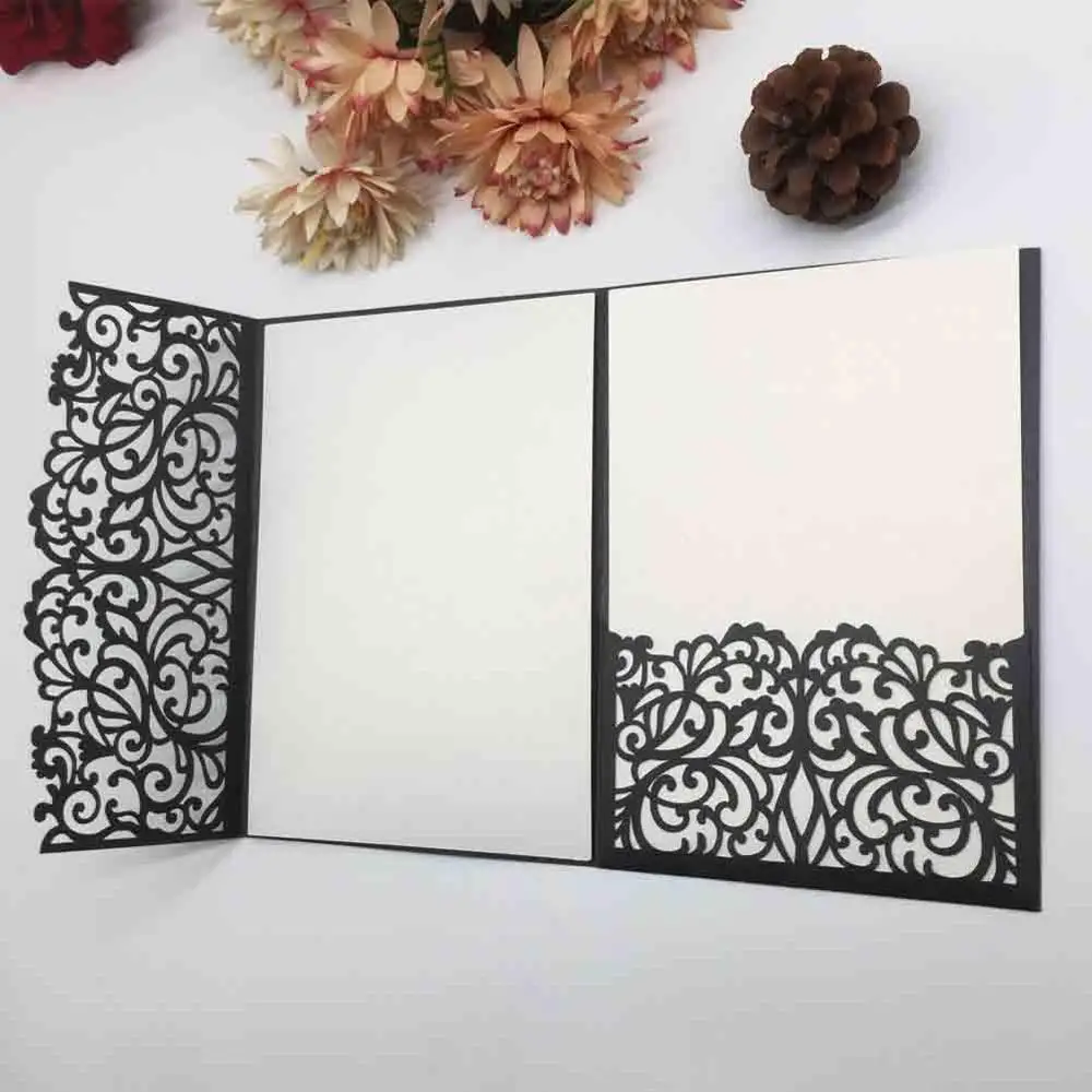 30pcs/lot Pearl Paper Laser Cut tri-folded Wedding Invitation Card Party Event Greeting Invitation Best Blessing RSVP Card
30pcs/lot Pearl Paper Laser Cut tri-folded Wedding Invitation Card Party Event Greeting Invitation Best Blessing RSVP Card