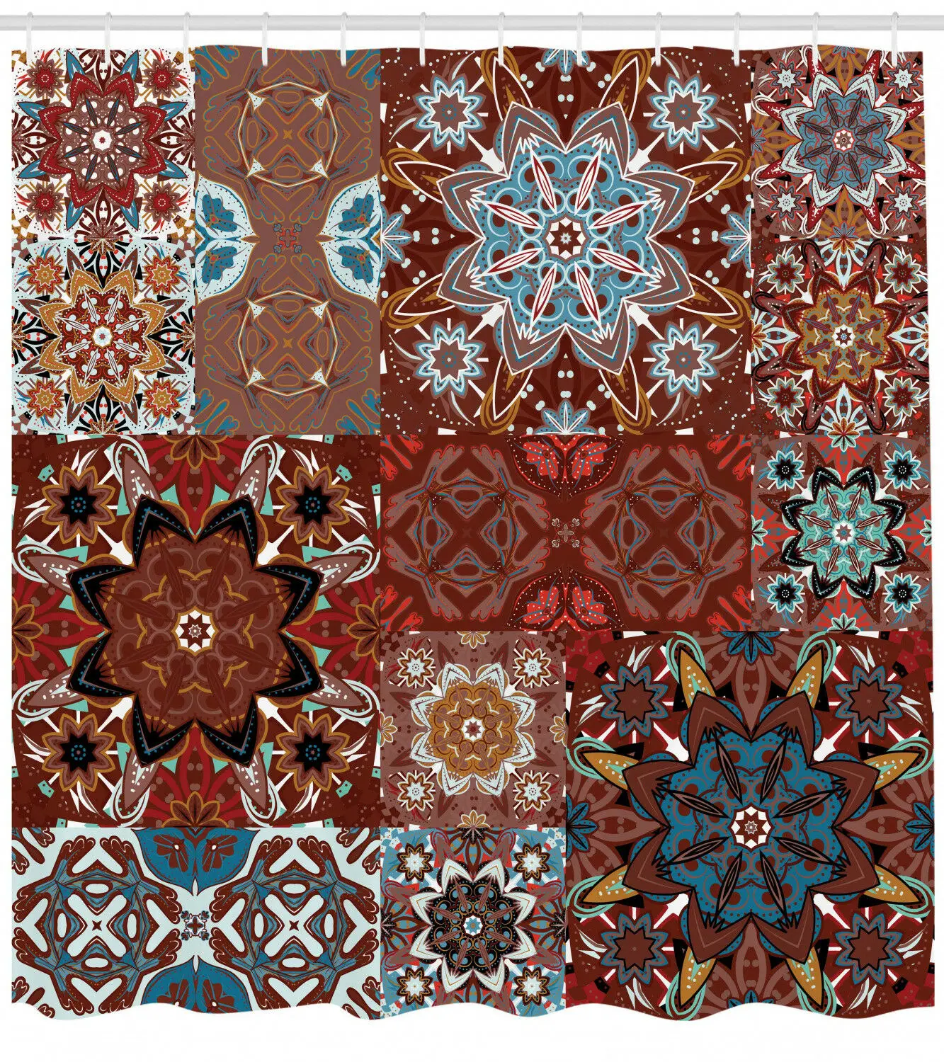 Brown Shower Curtain Mandala Print Custom
Brown Shower Curtain Mandala Print Custom