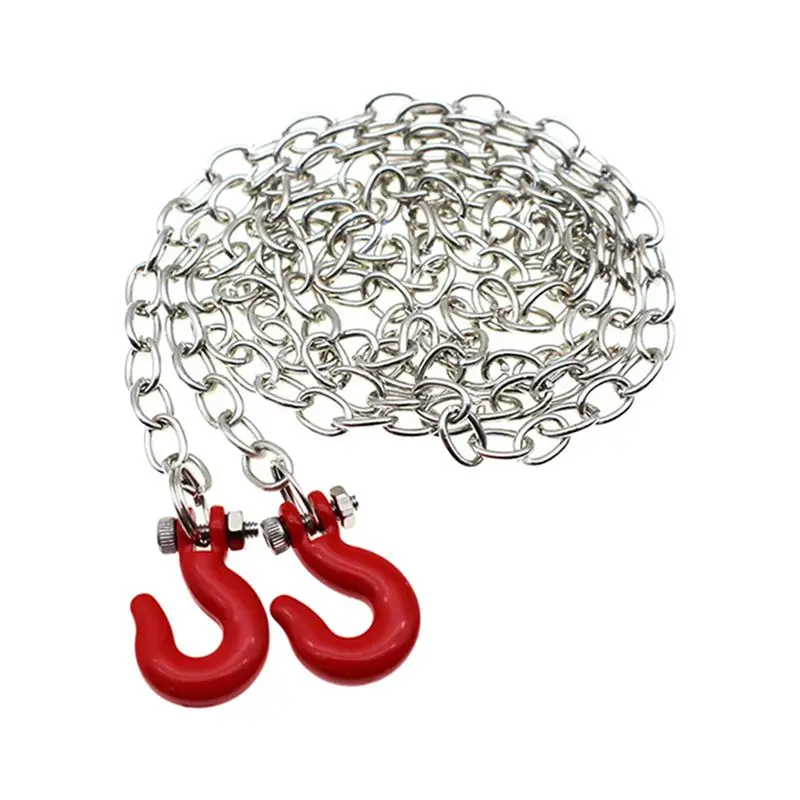 Retail 1:10 RC Crawler Accessories Tow Chain with Trailer Hook for Axial SCX10 90046 TAMIYA CC01 RC4WD D90 D110 TF2 RC Climbing
Retail 1:10 RC Crawler Accessories Tow Chain with Trailer Hook for Axial SCX10 90046 TAMIYA CC01 RC4WD D90 D110 TF2 RC Climbing