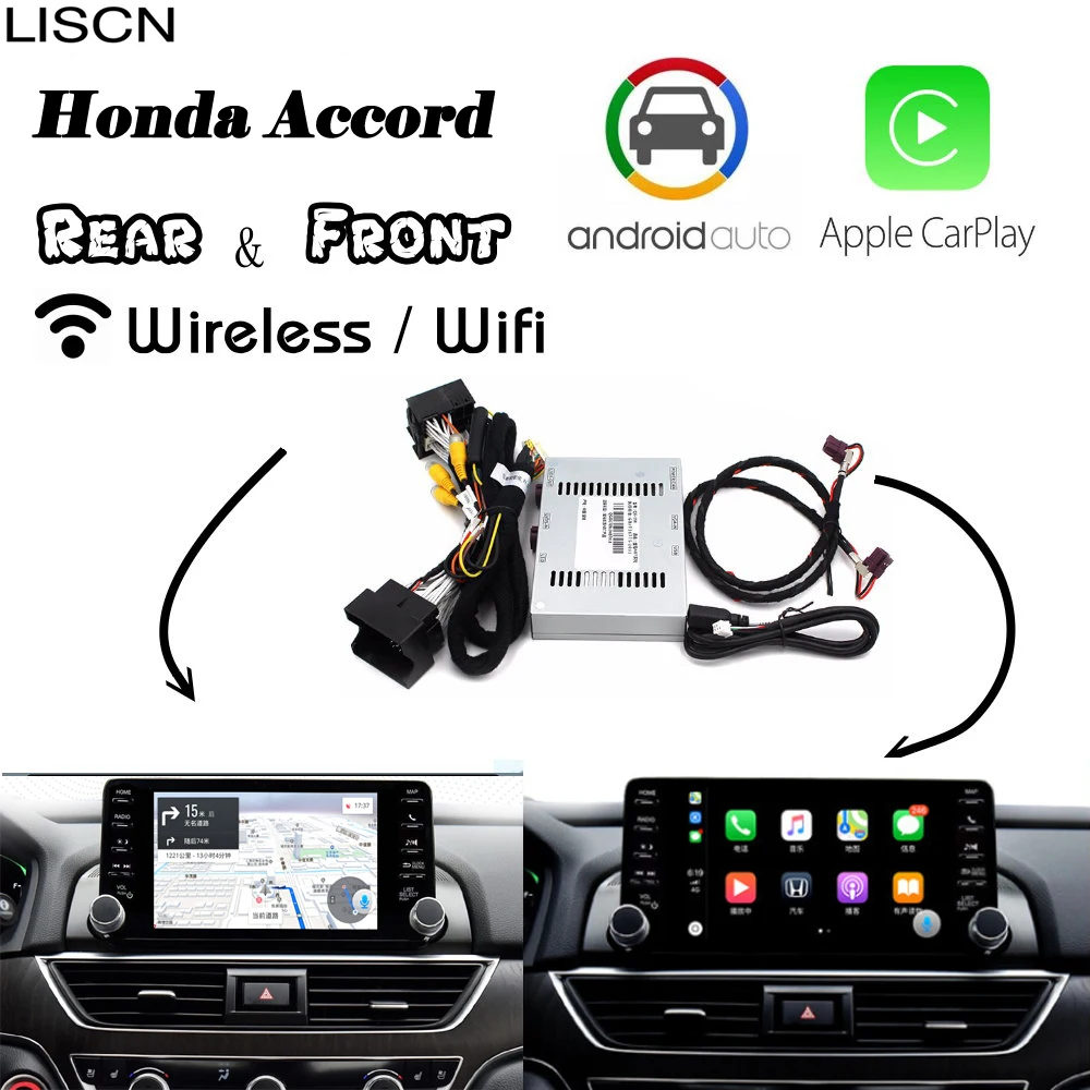 Для Honda Accord 2018 Android Auto carlife управление оригинальный большой экран навигация