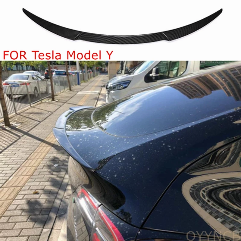 for Tesla Model Y high-quality real carbon fiber rear spoiler trunk lid auto parts 2017-2021
for Tesla Model Y high-quality real carbon fiber rear spoiler trunk lid auto parts 2017-2021