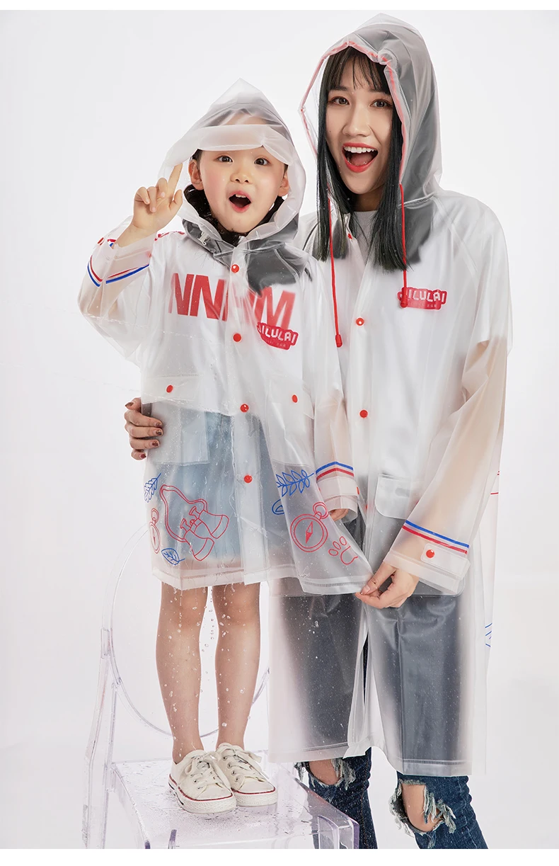 Transparent Children Rainwear Windbreaker Waterproof Fashion Raincoat Reusable Impermeable Veste Pluie Raincoat with Hood EB50YY
Transparent Children Rainwear Windbreaker Waterproof Fashion Raincoat Reusable Impermeable Veste Pluie Raincoat with Hood EB50YY