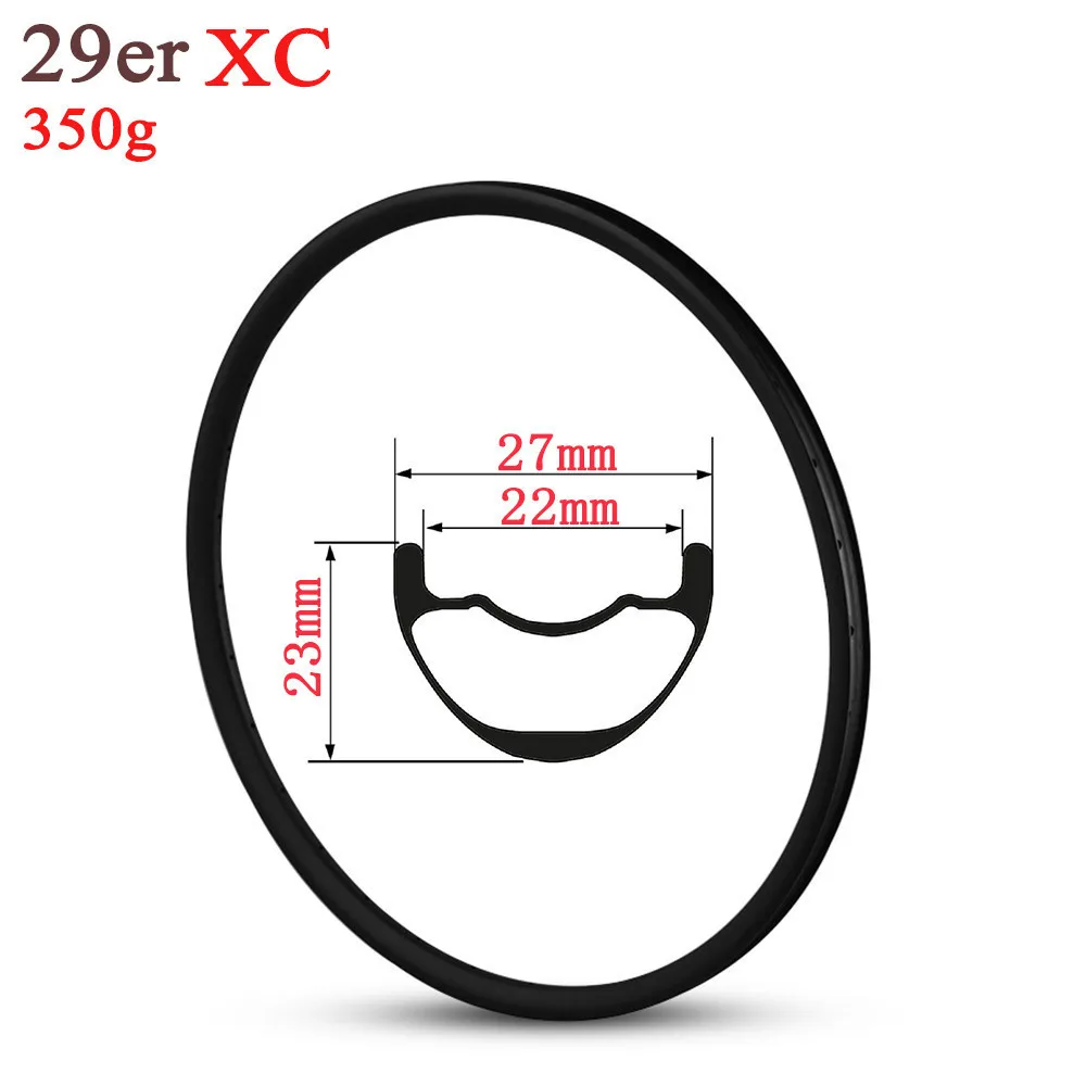 29er MTB Carbon Rim For XC Cross Country Mountain Bike Wheels Hookless Style 27mm Width Tubeless Ready Super Light 350g Only
29er MTB Carbon Rim For XC Cross Country Mountain Bike Wheels Hookless Style 27mm Width Tubeless Ready Super Light 350g Only