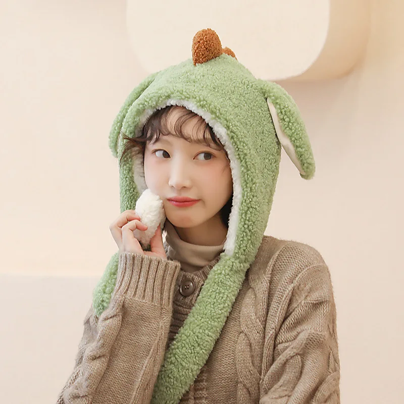 Parent-child Winter Warmer Cute Dinosaur Hat Cap Thicken Cold-proof Student Ear Cap Costume Accessory Gifts Warm Winter Bonnet
Parent-child Winter Warmer Cute Dinosaur Hat Cap Thicken Cold-proof Student Ear Cap Costume Accessory Gifts Warm Winter Bonnet