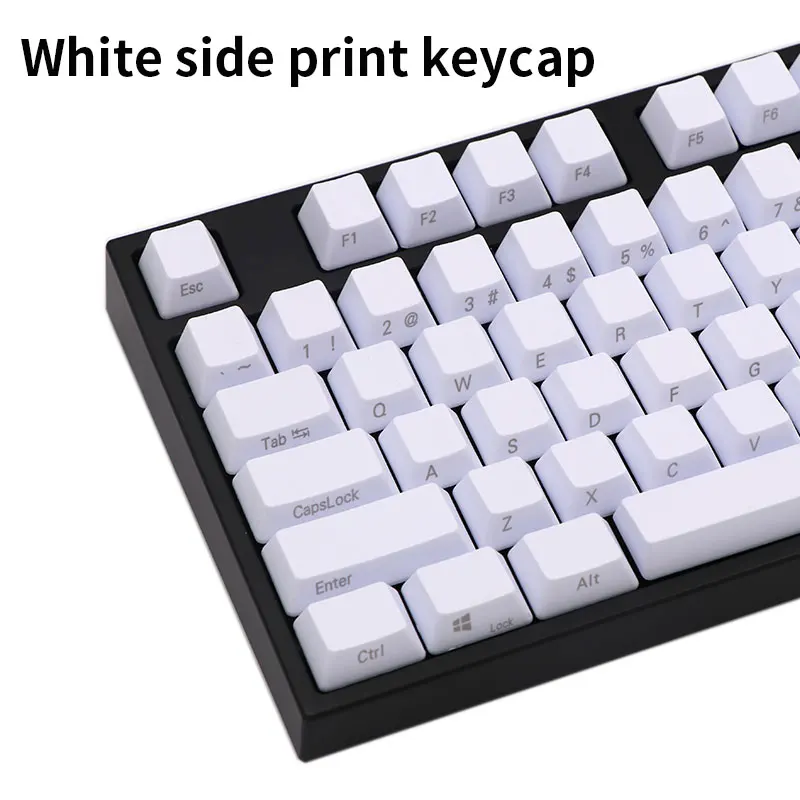 Keypro PBT Keycaps White Side printed 87/104/108 Keys For Cherry Mx Switch Mechanical Gaming Keyboard
Keypro PBT Keycaps White Side printed 87/104/108 Keys For Cherry Mx Switch Mechanical Gaming Keyboard