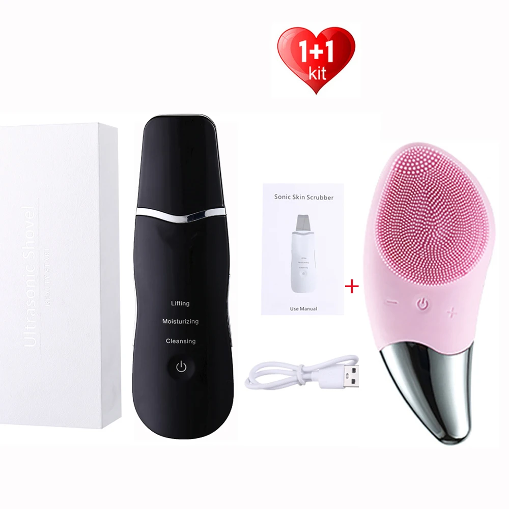 Ultrasonic Facial Cleanser Electric Skin Scrubber Deep Face Cleaning Machine Peeling Shovel Facial Pore Cleaner Lift Face Beauty
Ultrasonic Facial Cleanser Electric Skin Scrubber Deep Face Cleaning Machine Peeling Shovel Facial Pore Cleaner Lift Face Beauty