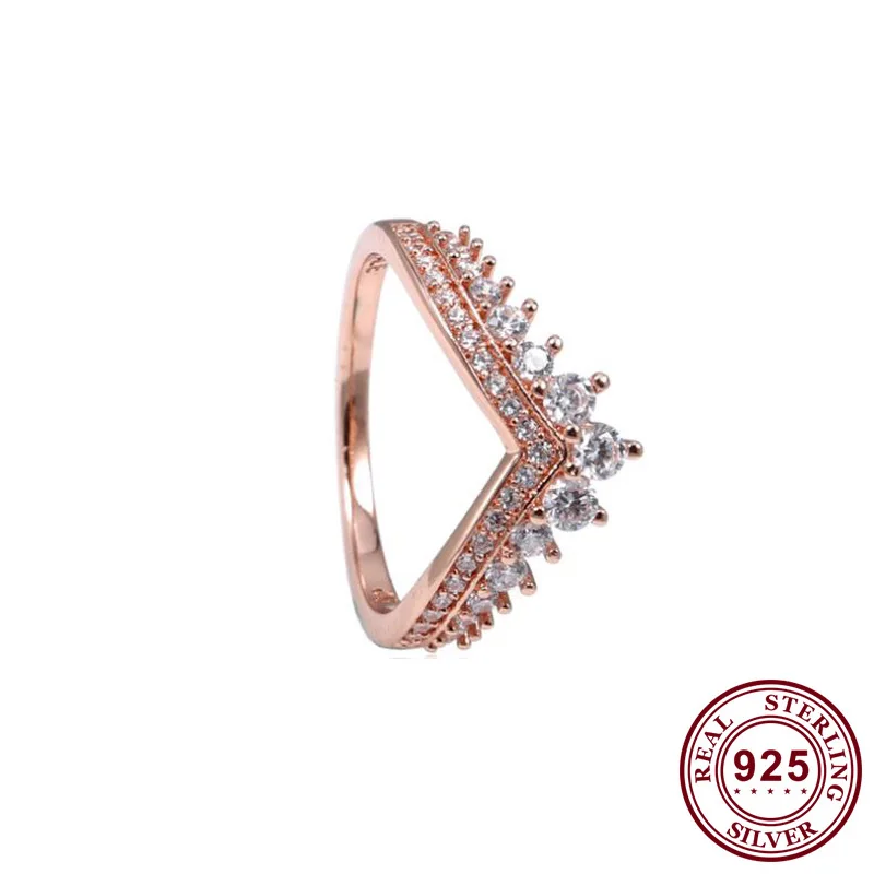 Original 925 Sterling Silver Pan Ring Rose Gold With Crystal Crown Ring For Women Wedding Party Gift Fashion Jewelry
Original 925 Sterling Silver Pan Ring Rose Gold With Crystal Crown Ring For Women Wedding Party Gift Fashion Jewelry