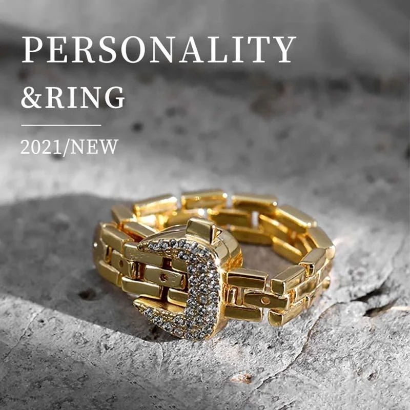 Sterling Silver Strap Buckle Rin Strap Fashion Open Rings Christmas Gifts Soft Chain Ring Exaggerate Design Silver Soft Chain
Sterling Silver Strap Buckle Rin Strap Fashion Open Rings Christmas Gifts Soft Chain Ring Exaggerate Design Silver Soft Chain