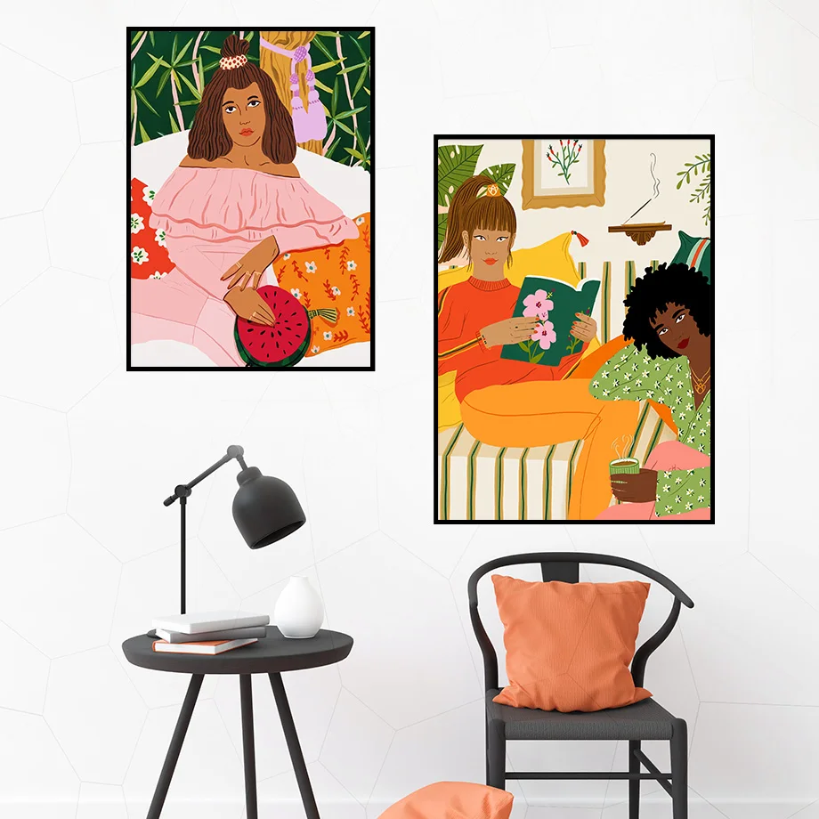 Vintage Abstract Colorful Girl Dog Flower Wall Art Canvas Painting Nordic Posters And Prints Wall Pictures For Living Room Decor
Vintage Abstract Colorful Girl Dog Flower Wall Art Canvas Painting Nordic Posters And Prints Wall Pictures For Living Room Decor