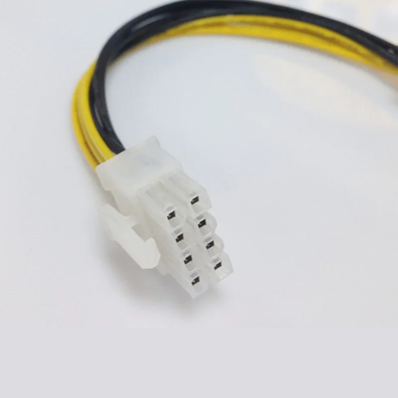 10 Pack 4-Pin Female to 8-Pin Male ATX EPS 12V Motherboard CPU Power Supply P4 Converter Cable - 8Inch
10 Pack 4-Pin Female to 8-Pin Male ATX EPS 12V Motherboard CPU Power Supply P4 Converter Cable - 8Inch