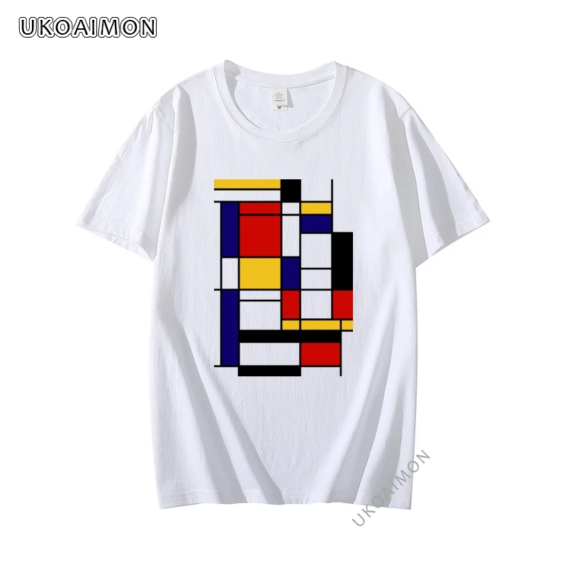 Hot Sale Mondrian Customized 3D Printed Tee Shirt Fitted Oversized T Shirts Short Sleeve Prevalent T-Shirts Summer Printing 
Hot Sale Mondrian Customized 3D Printed Tee Shirt Fitted Oversized T Shirts Short Sleeve Prevalent T-Shirts Summer Printing