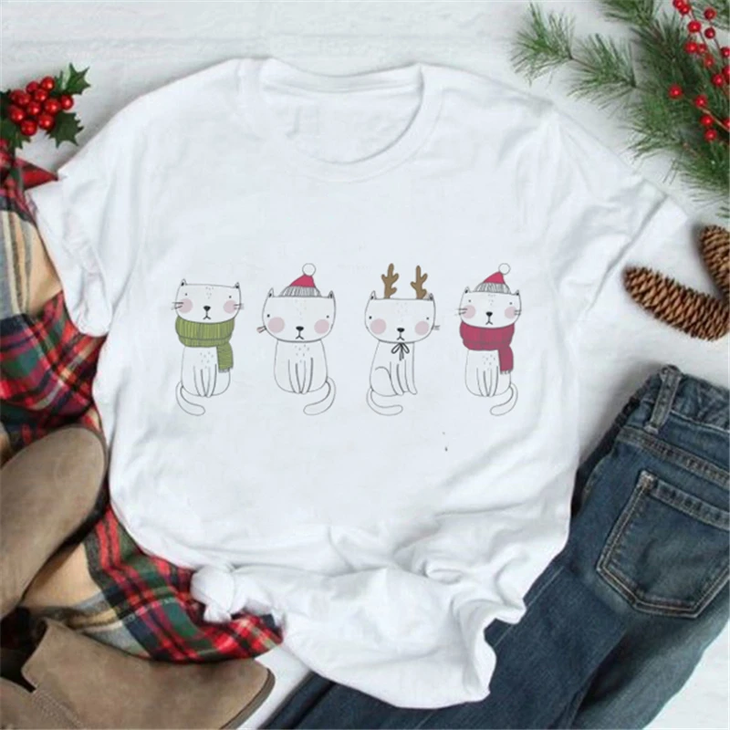 Women Holiday Plaid Letter 90s Tshirt Top Merry Christmas Print Cartoon Clothes New Year Fashion Graphic Female Tee T-shirt
Women Holiday Plaid Letter 90s Tshirt Top Merry Christmas Print Cartoon Clothes New Year Fashion Graphic Female Tee T-shirt