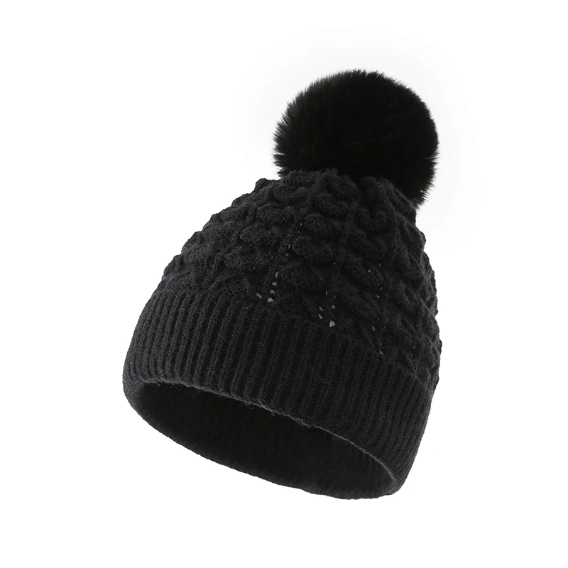Europe and The United States Autumn and Winter New Woolen Ball Knitted Hat Corner Flower Monochrome Dome Acrylic Ladies Warm Woo
Europe and The United States Autumn and Winter New Woolen Ball Knitted Hat Corner Flower Monochrome Dome Acrylic Ladies Warm Woo