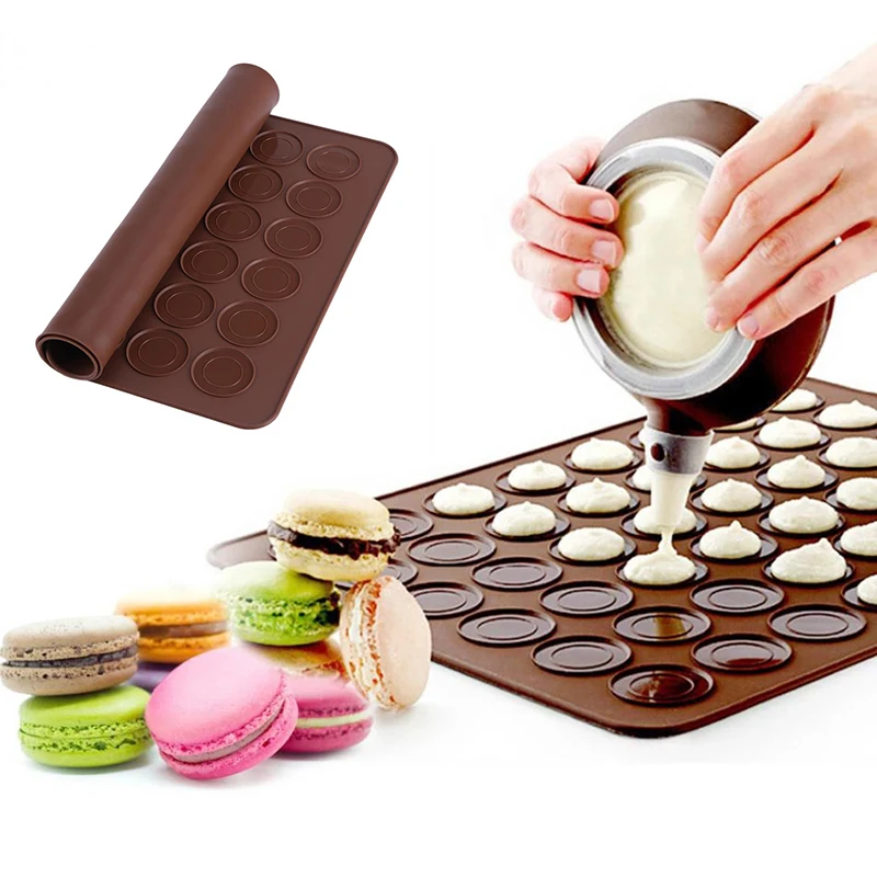 48 Holes Cake Mold For Oven Macaron Chocolate Ice Tray Decorating Baking Candy DIY Pad Bakeware Pastry Mat Kitchen Accessories
48 Holes Cake Mold For Oven Macaron Chocolate Ice Tray Decorating Baking Candy DIY Pad Bakeware Pastry Mat Kitchen Accessories