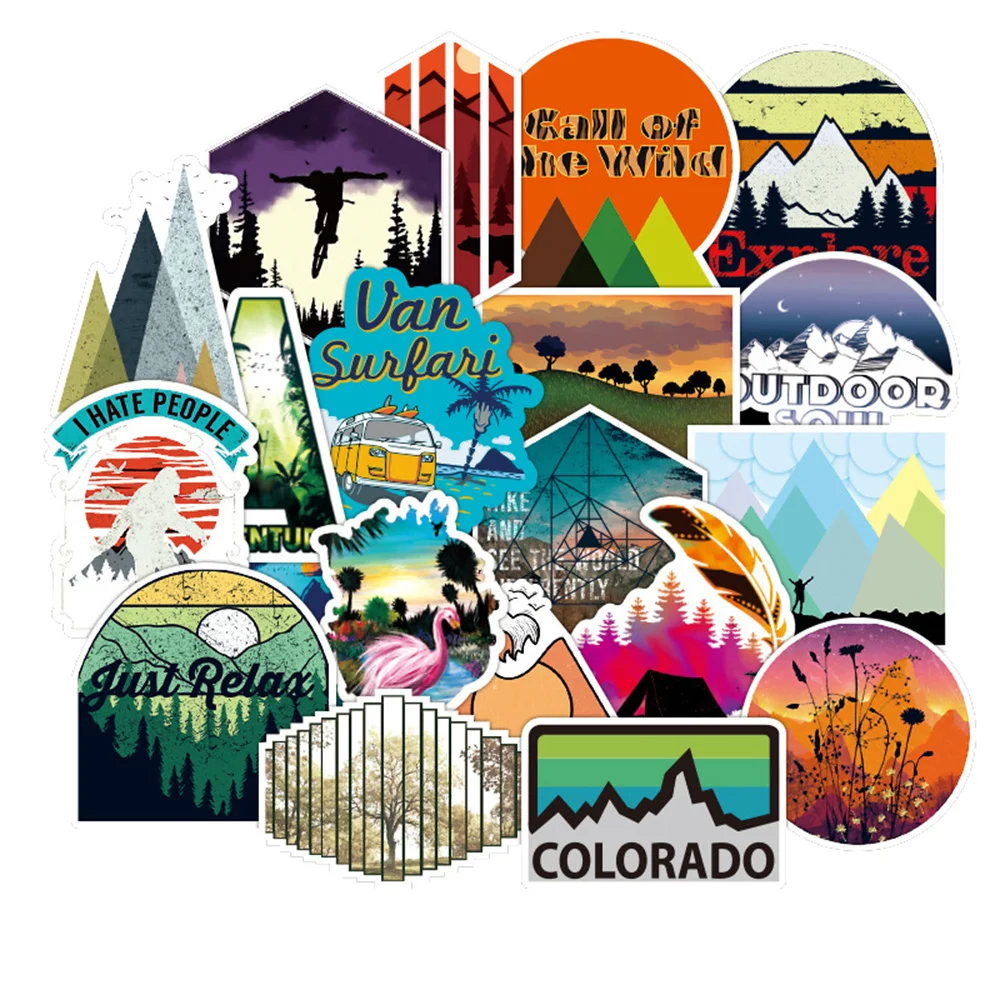 10/30/50PCS Skateboard Outdoor Landscape Sticker Laptop Computer Mobile Phone Graffiti Guitar Gift Toy Sticker Wholesale
10/30/50PCS Skateboard Outdoor Landscape Sticker Laptop Computer Mobile Phone Graffiti Guitar Gift Toy Sticker Wholesale
