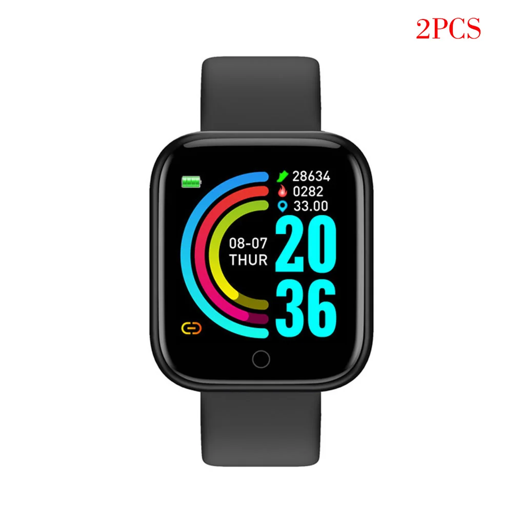 2 Pieces Smart Watch Heartrate Silicone Strap Wristwatch Blood Pressure Sleep Tracker Bluetooth-compatible 4.0 Watch
2 Pieces Smart Watch Heartrate Silicone Strap Wristwatch Blood Pressure Sleep Tracker Bluetooth-compatible 4.0 Watch