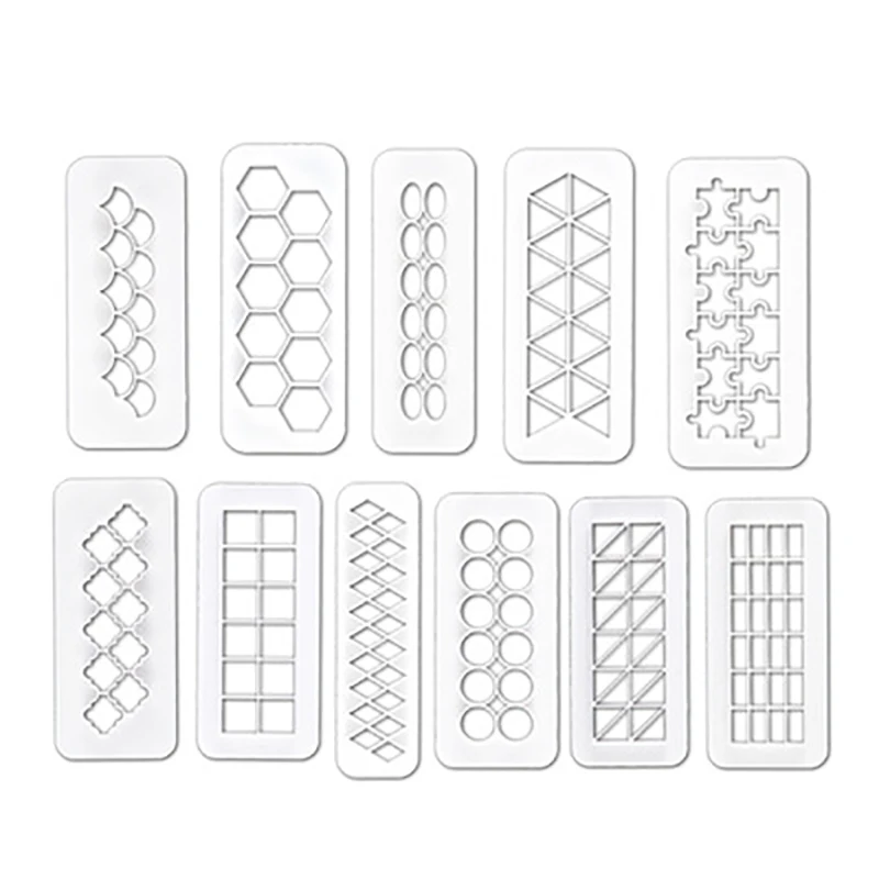 3Pcs Bread Gummy Printing Mold Lattice Hollow Embossing Tools Kitchen Baking Party Birthday Cake Border Cream Making Decoration 
3Pcs Bread Gummy Printing Mold Lattice Hollow Embossing Tools Kitchen Baking Party Birthday Cake Border Cream Making Decoration