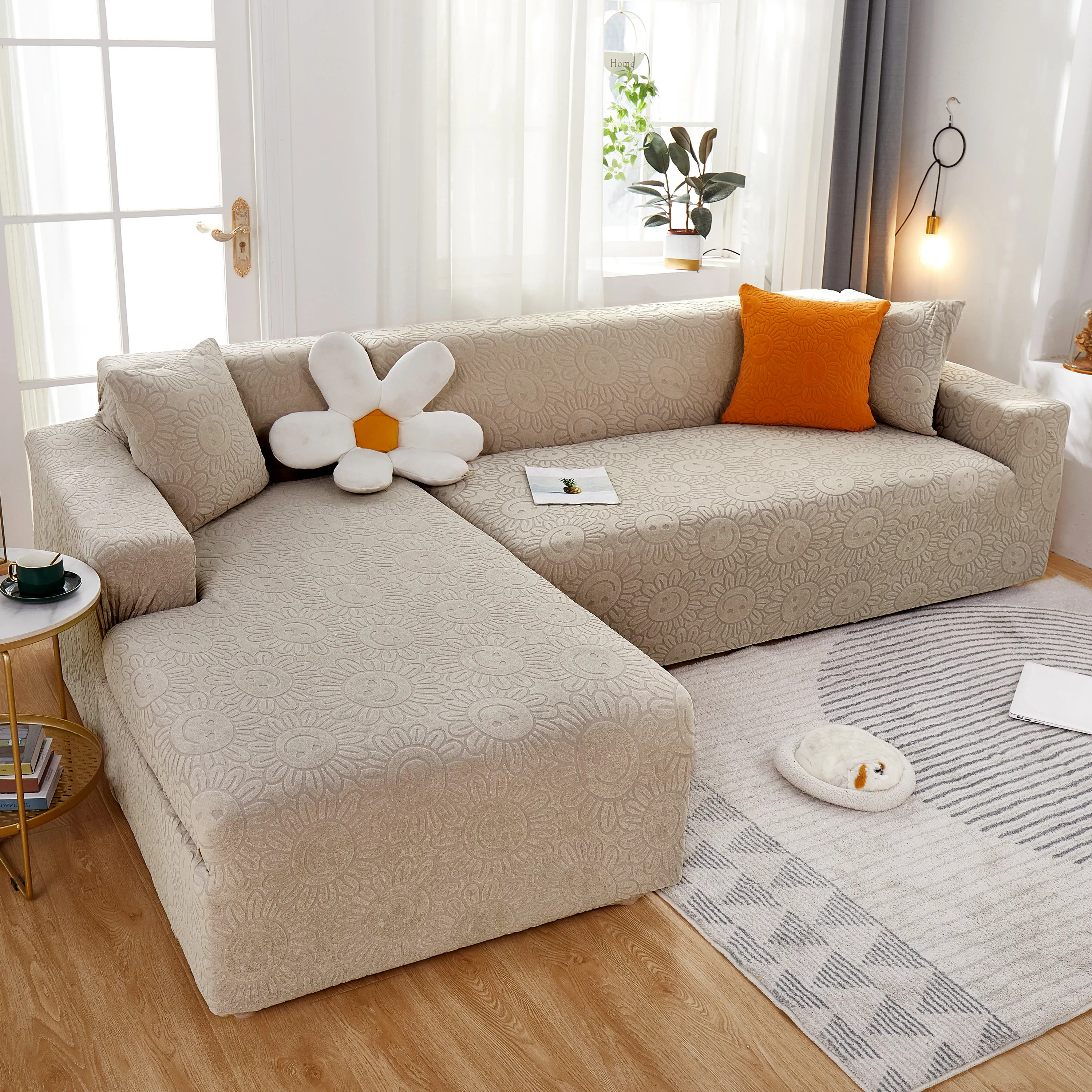 1/2/3/4 Seat Geometric Jacquard Sofa Cover For Living Room Solid Color All-inclusive Elastic Corner Couch Slipcover
1/2/3/4 Seat Geometric Jacquard Sofa Cover For Living Room Solid Color All-inclusive Elastic Corner Couch Slipcover