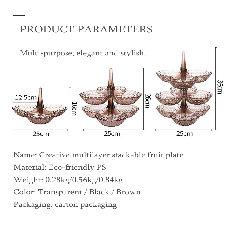 Creative Multilayer Fruit Dessert Plastic Storage Tray Living Room Coffee Table Home Decoration Plate Party Rack Organizer
Creative Multilayer Fruit Dessert Plastic Storage Tray Living Room Coffee Table Home Decoration Plate Party Rack Organizer