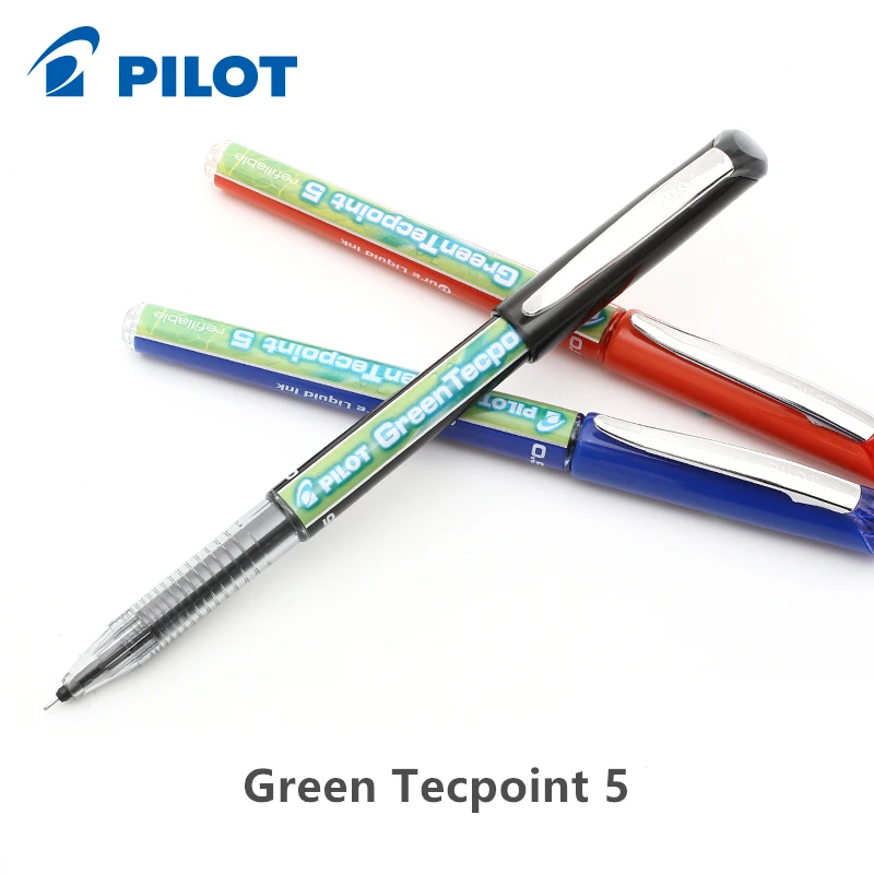 1 pc PILOT Green Tecpoint 5 Rollerball Gel Pen Refillable 0.5mm BX-GR5-BG Applicable Refill BXS-V5RT Durable High Capacity Ink
1 pc PILOT Green Tecpoint 5 Rollerball Gel Pen Refillable 0.5mm BX-GR5-BG Applicable Refill BXS-V5RT Durable High Capacity Ink