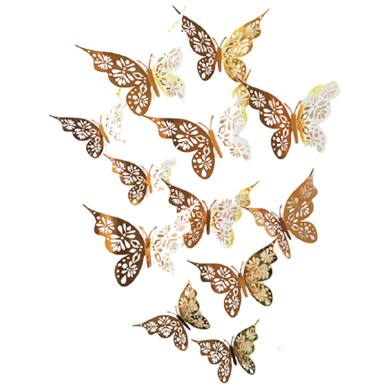 12Pcs 3D Hollow Butterfly Home Kids Living Room Bedroom Wall Sticker Decor Decal 3D Stickers 
12Pcs 3D Hollow Butterfly Home Kids Living Room Bedroom Wall Sticker Decor Decal 3D Stickers