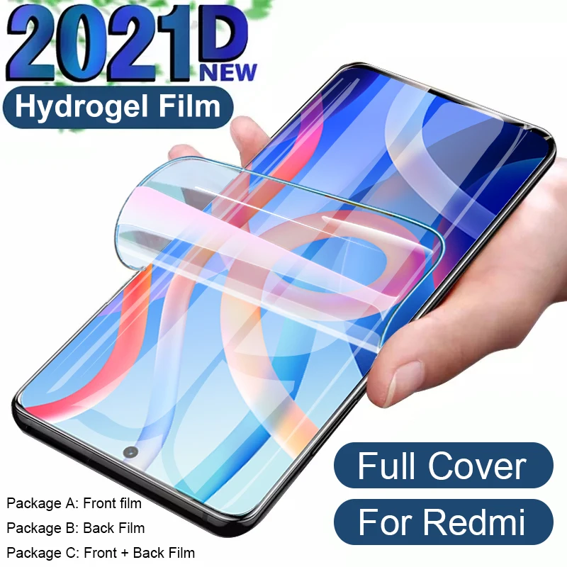 Full Cover Front And Back Hydrogel Film For Xiaomi Redmi Note 11 10 9 8 7 Pro Max Screen Protector 9T 9A K40 K30 Pro Not Glass
Full Cover Front And Back Hydrogel Film For Xiaomi Redmi Note 11 10 9 8 7 Pro Max Screen Protector 9T 9A K40 K30 Pro Not Glass