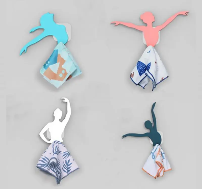 Creative Without Punching DIY Traceless Ballet Dancer Hook Kitchen Bathroom Rag Couple Multifunctional Hook Storage Dropshipping
Creative Without Punching DIY Traceless Ballet Dancer Hook Kitchen Bathroom Rag Couple Multifunctional Hook Storage Dropshipping