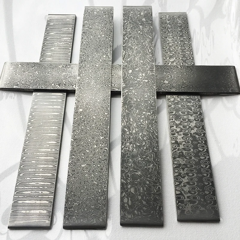 1piece VG10 Sand Damascus steel for DIY exquisite knife Making Wave Pattern steel Knife blade blank has been Heat Treatment
1piece VG10 Sand Damascus steel for DIY exquisite knife Making Wave Pattern steel Knife blade blank has been Heat Treatment