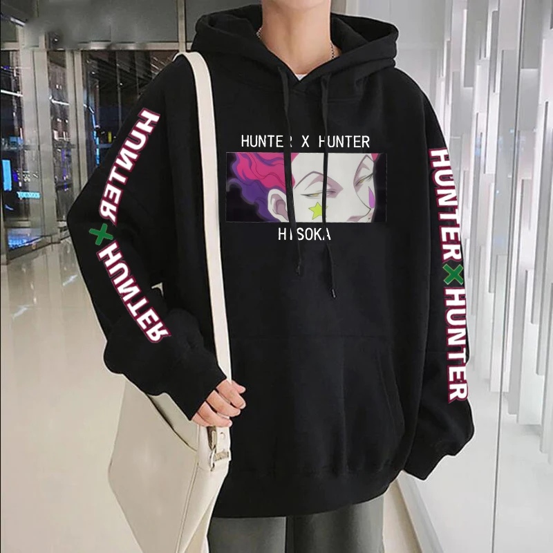 Hisoka Hoodie HxH Hisoka Print Hoodies Long Length Pullover Hoodie Male Autumn Outdoor Fashion itself Women Winter Hoodies
Hisoka Hoodie HxH Hisoka Print Hoodies Long Length Pullover Hoodie Male Autumn Outdoor Fashion itself Women Winter Hoodies