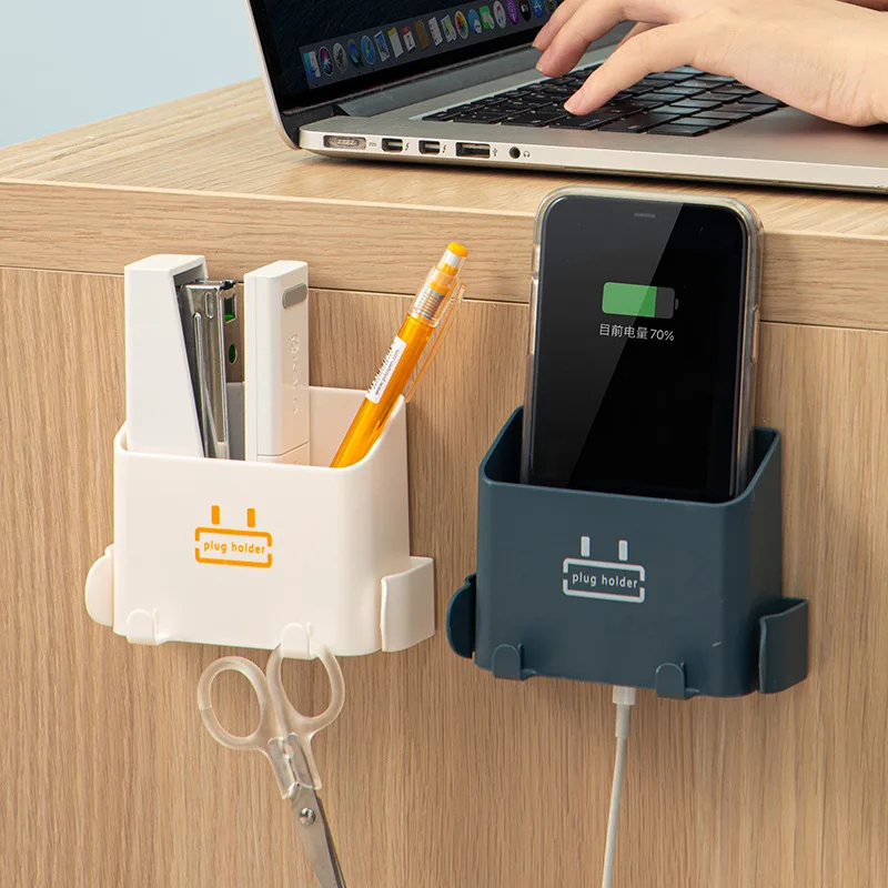 Wall Mounted Mobile Phone Charging Organizer Air Conditioner TV Remote Control Storage Box Multifunction Phone Plug Wall Holder
Wall Mounted Mobile Phone Charging Organizer Air Conditioner TV Remote Control Storage Box Multifunction Phone Plug Wall Holder