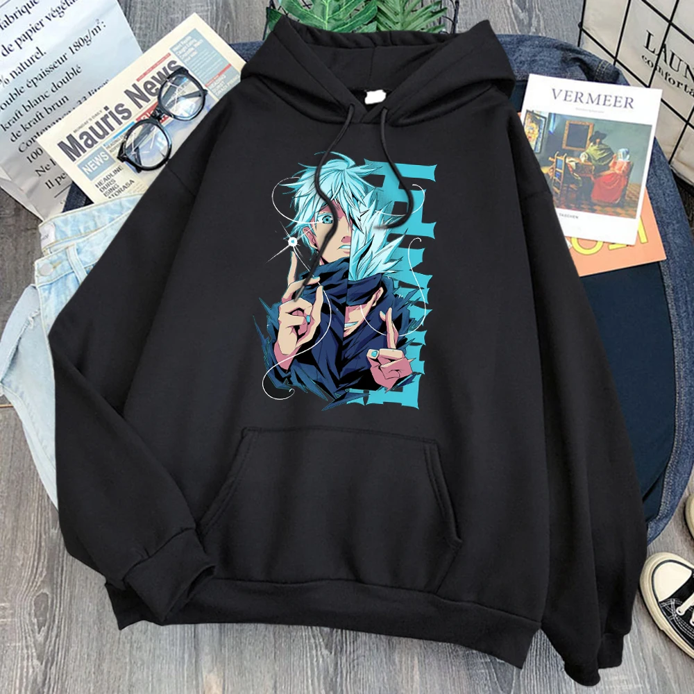 Gojo Satoru Jujutsu Kaisen Print Hoodies Mans Sweatshirts Cartoons Harajuku Casual Hooded Sweatshirt Graphic Vintage HoodyCOTTON
Gojo Satoru Jujutsu Kaisen Print Hoodies Mans Sweatshirts Cartoons Harajuku Casual Hooded Sweatshirt Graphic Vintage HoodyCOTTON