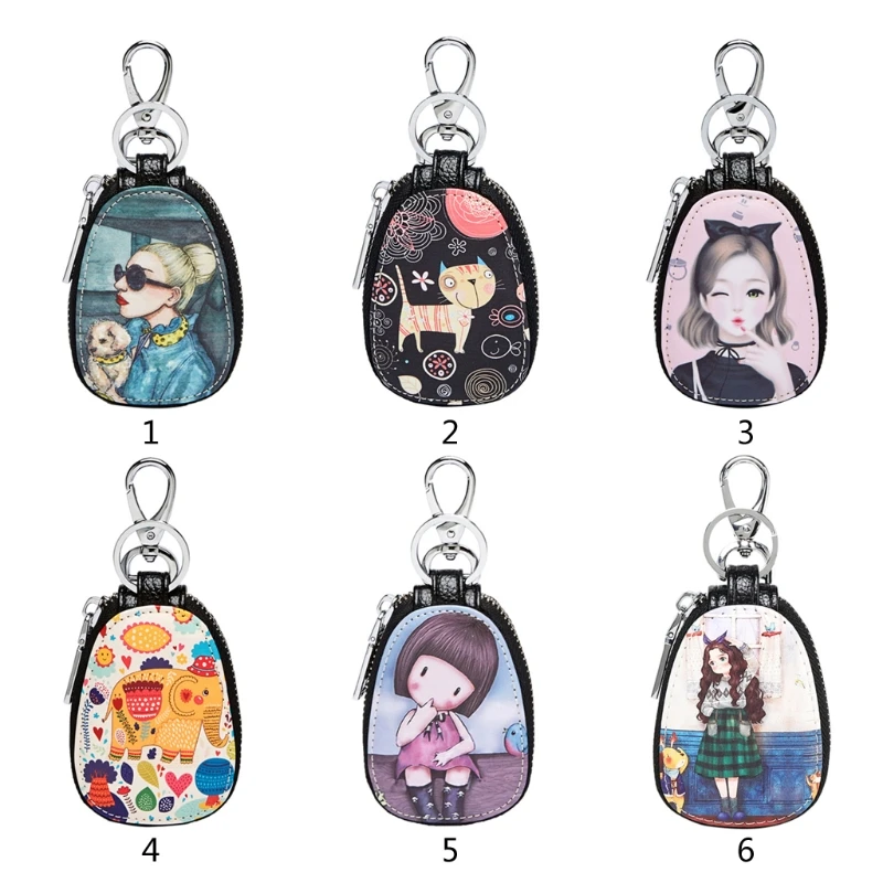 Fashion PU Leather Painted Design Women Girls Keys Holder Bag Organizer Wallet Case Keychain Pouch
Fashion PU Leather Painted Design Women Girls Keys Holder Bag Organizer Wallet Case Keychain Pouch