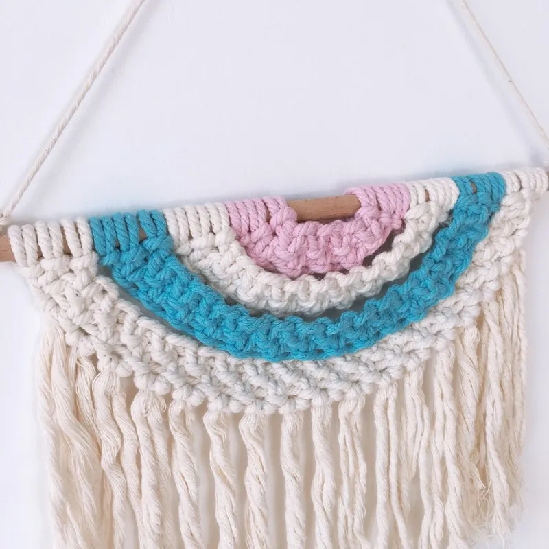 INS Nordic Hand Woven Cotton Rope Tassels Tapestry Kids Room Decorations Wall Hainging Ornaments Bohemia Macrame Flag Home Decor
INS Nordic Hand Woven Cotton Rope Tassels Tapestry Kids Room Decorations Wall Hainging Ornaments Bohemia Macrame Flag Home Decor