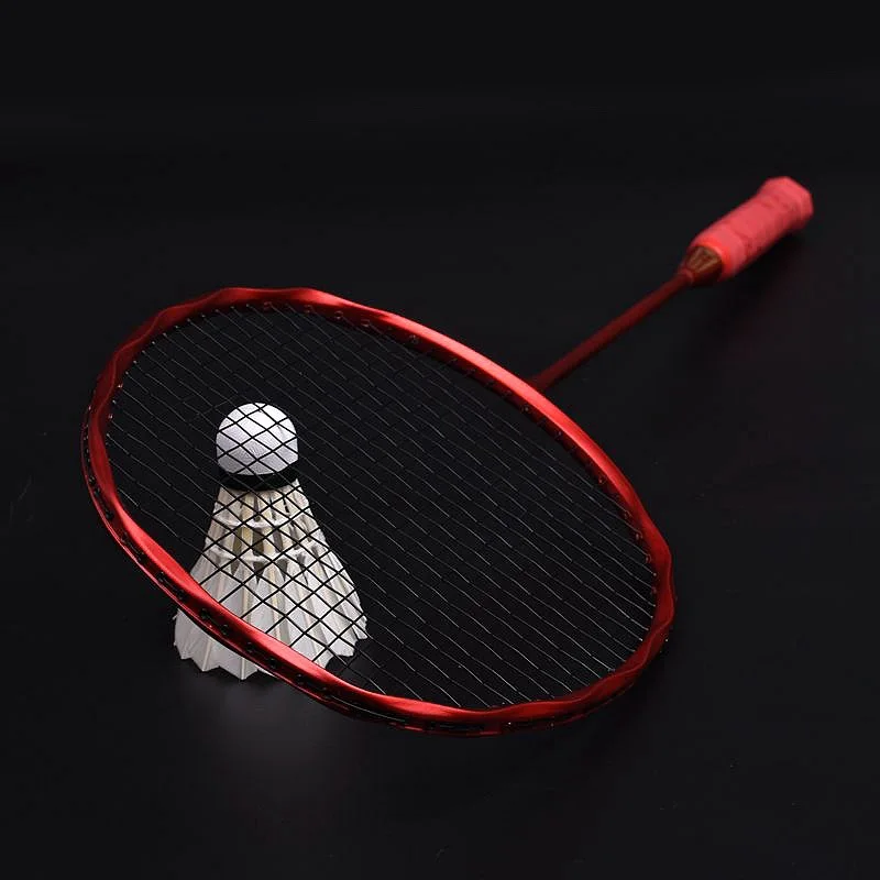

Ultralight 5U 78g Carbon Fiber Colorful Strung Badminton Rackets Offensive Type Racket Sports With Bag Strings Racquet Speed