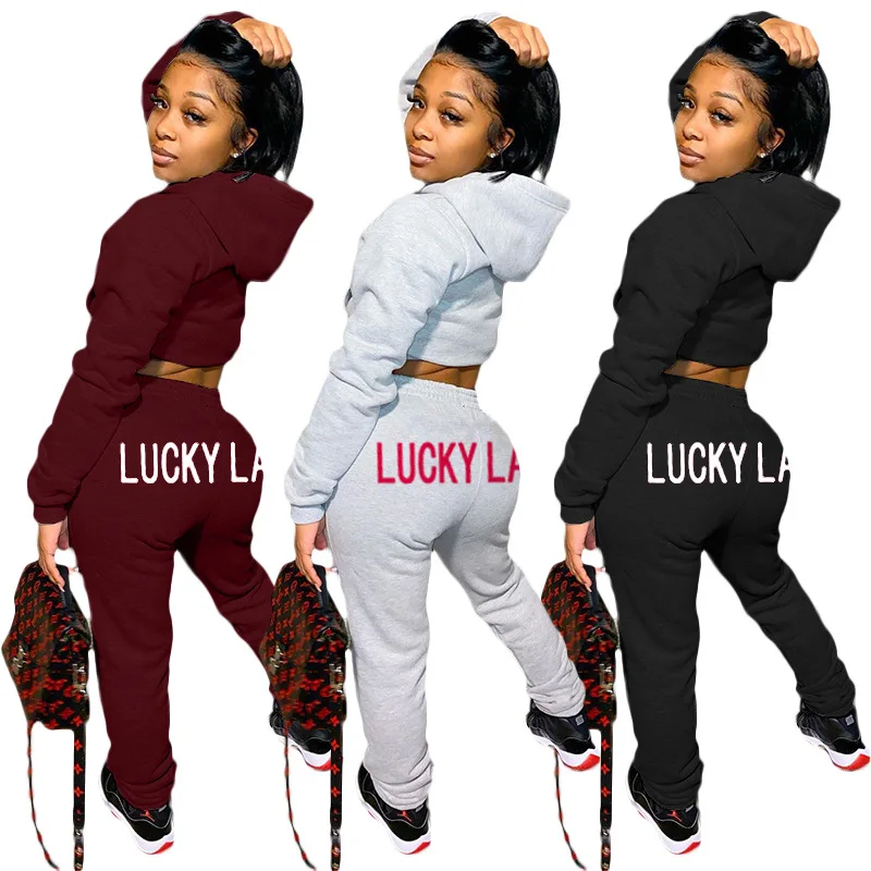 Women New Fashion Casual Letter Embroidery Outdoor Two Piece Sets Sport Outfits Long Sleeve Hooded Short Sweater Elastic Pants
Women New Fashion Casual Letter Embroidery Outdoor Two Piece Sets Sport Outfits Long Sleeve Hooded Short Sweater Elastic Pants