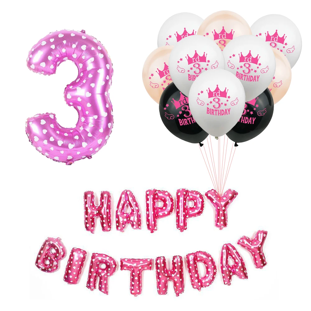 ZLJQ Aluminum Foil 1 2 3 Years Old Balloons Happy Birthday Party Decorations Pink Blue Helium Balon Baby Shower Decor Supplies
ZLJQ Aluminum Foil 1 2 3 Years Old Balloons Happy Birthday Party Decorations Pink Blue Helium Balon Baby Shower Decor Supplies
