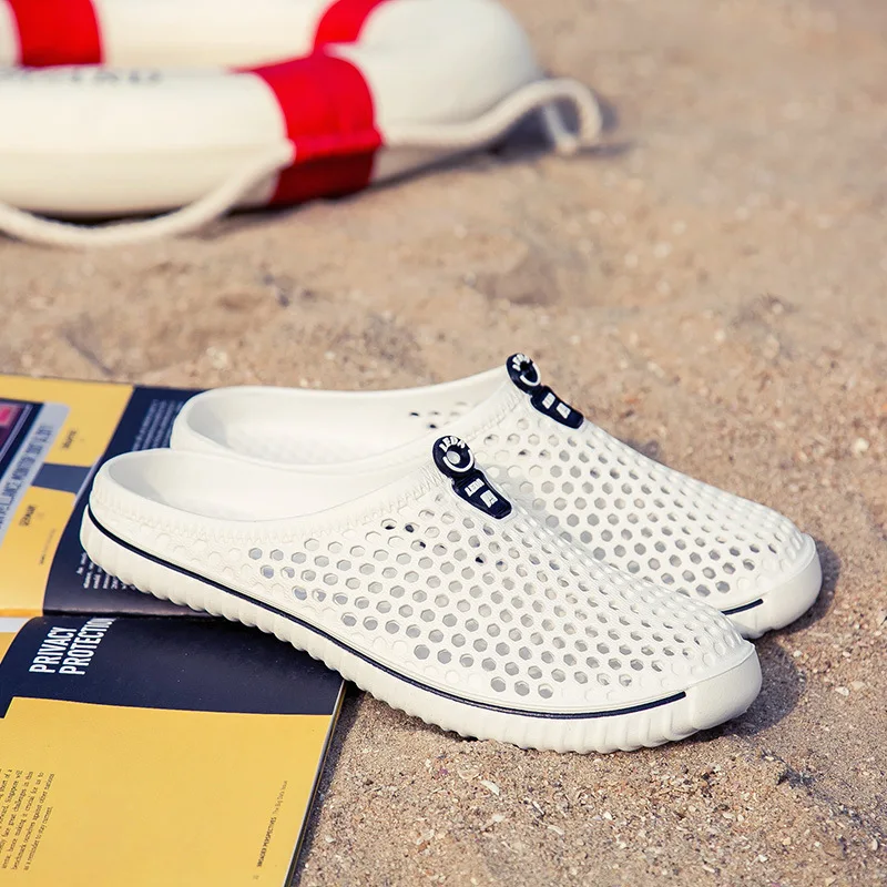 Men Shoes Unisex Summer Hollow Slippers Fashion Outdoor Breathable Casual Couple Beach Sandal Flip Flops Shoes Beach Slippers
Men Shoes Unisex Summer Hollow Slippers Fashion Outdoor Breathable Casual Couple Beach Sandal Flip Flops Shoes Beach Slippers