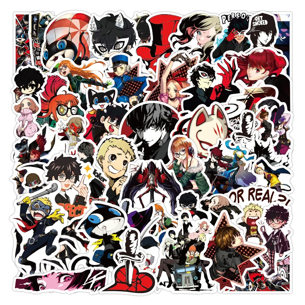 50PCS Persona Game Stickers Laptop Guitar Luggage Fridge Skateboard Waterproof Cool Graffiti Sticker Decal Kids Toys
50PCS Persona Game Stickers Laptop Guitar Luggage Fridge Skateboard Waterproof Cool Graffiti Sticker Decal Kids Toys
