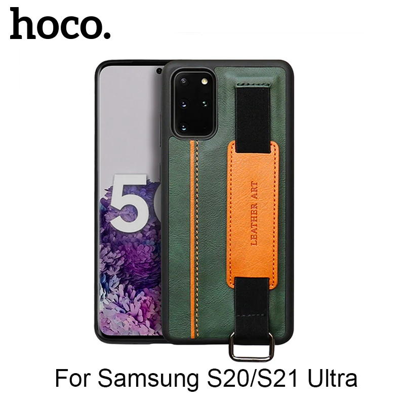 Hoco Luxury Wrist Strap Stand Leather Phone Case for Samsung Galaxy S20 Ultra S20+ Anti-shock Back Cover for Samsung S21+ Ultra
Hoco Luxury Wrist Strap Stand Leather Phone Case for Samsung Galaxy S20 Ultra S20+ Anti-shock Back Cover for Samsung S21+ Ultra