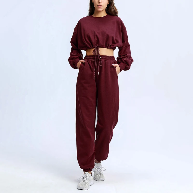 Spring Solid Tracksuit 2 Pieces Sets Women Crop Top Female Short Sweatshirts Suits 2021 Casual Sport Jogger Ladies Pants Suit
Spring Solid Tracksuit 2 Pieces Sets Women Crop Top Female Short Sweatshirts Suits 2021 Casual Sport Jogger Ladies Pants Suit