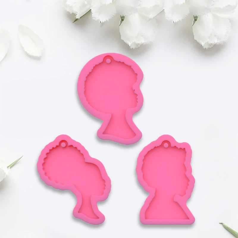 Keychain Casting Silicone Mould DIY Crafts Jewelry Pendant Making Tools Super Glossy Women Head Epoxy Resin Molds
Keychain Casting Silicone Mould DIY Crafts Jewelry Pendant Making Tools Super Glossy Women Head Epoxy Resin Molds