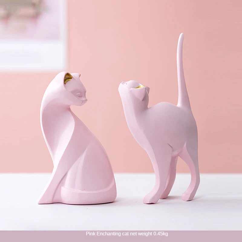 Home Decoration Cat Home Decoration Indoor Statuette Creative Desk Living Room Decorations Room furnishings Gift Resin Crafts
Home Decoration Cat Home Decoration Indoor Statuette Creative Desk Living Room Decorations Room furnishings Gift Resin Crafts
