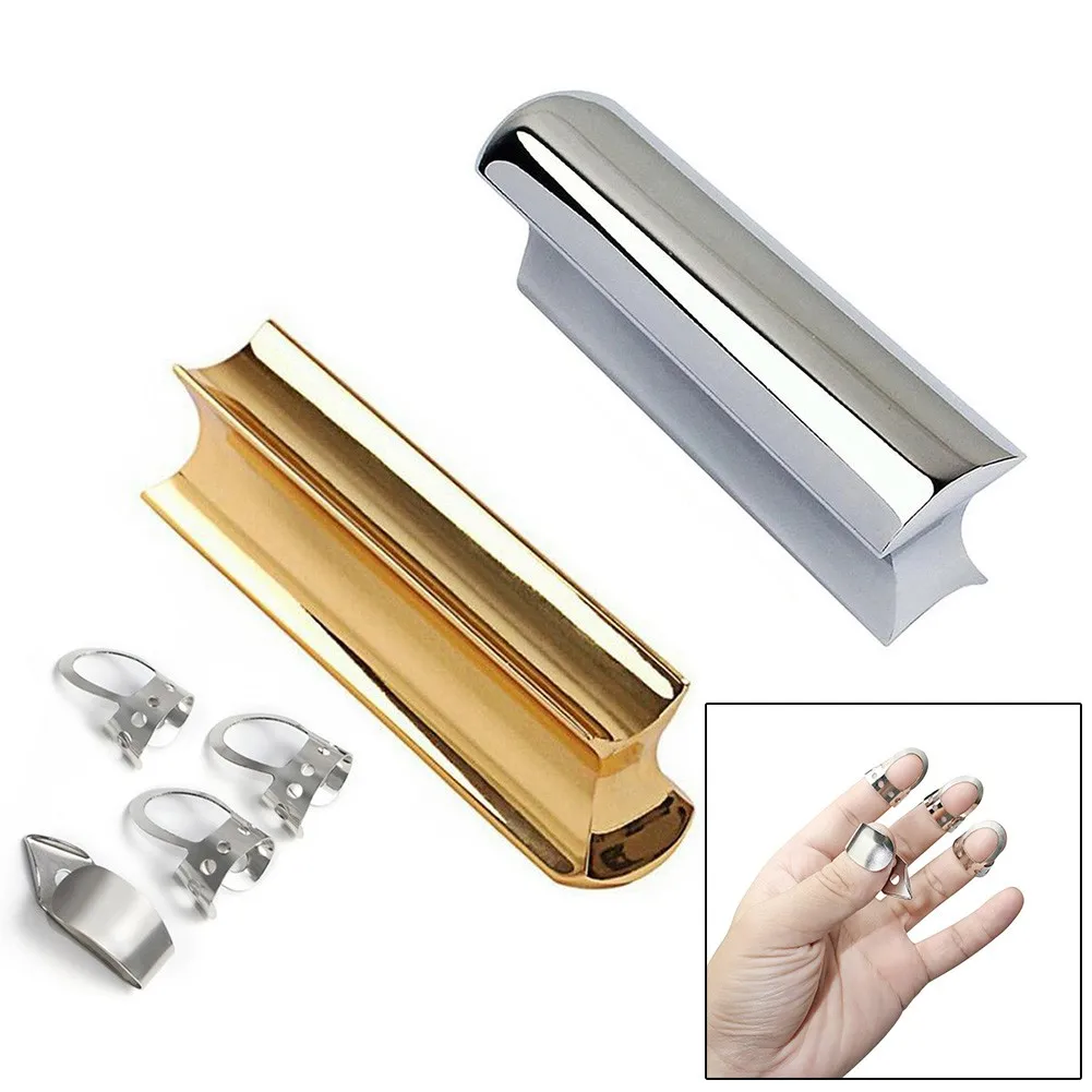 Steel Stainless Electric Guitar Slide Solid Tone Bar Slider Nail Index Finger Thumb Pick Add Sustain Vibrato Better Speed Clear
Steel Stainless Electric Guitar Slide Solid Tone Bar Slider Nail Index Finger Thumb Pick Add Sustain Vibrato Better Speed Clear